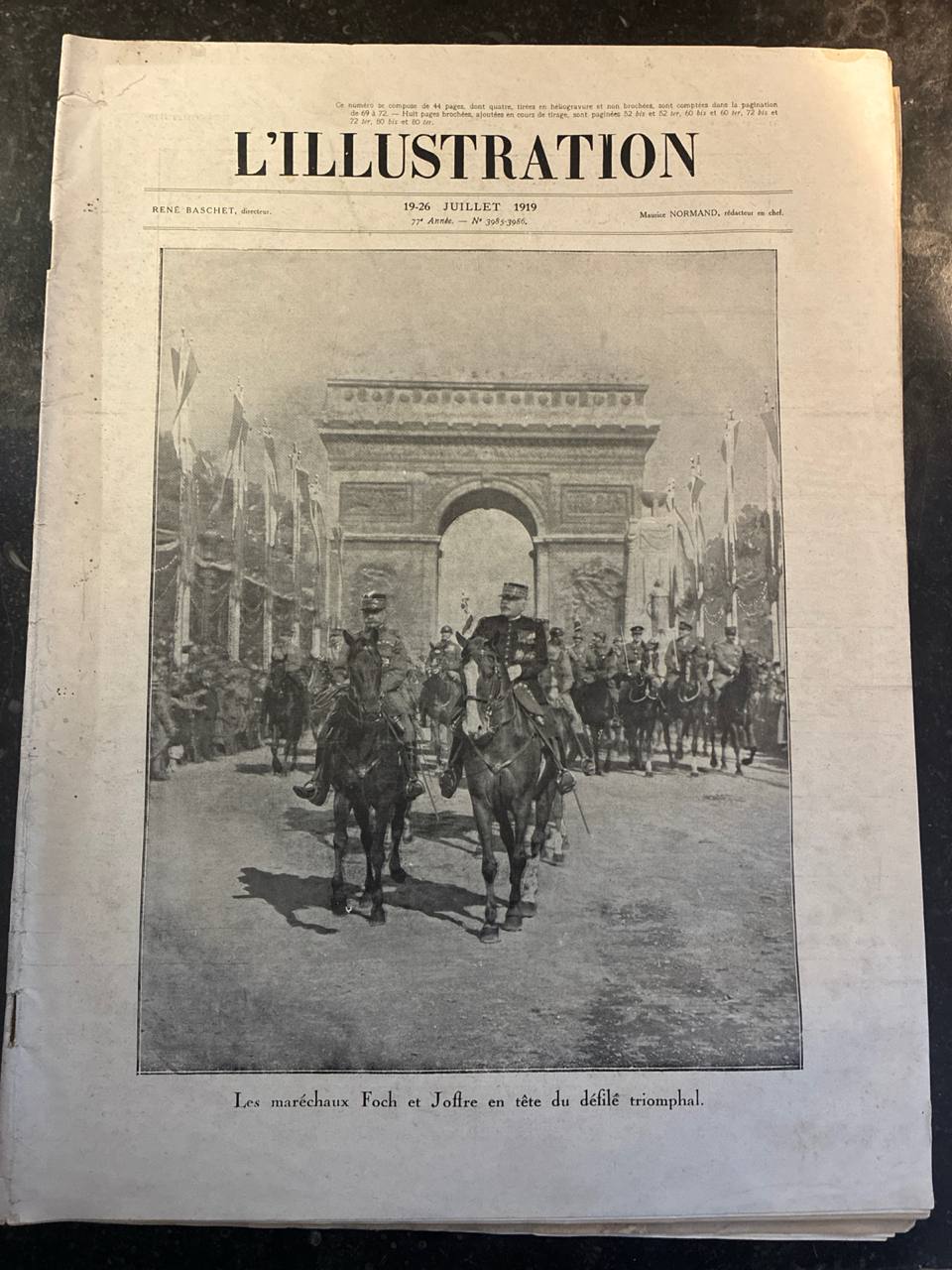 L'Illustration N°3065-3066 – 19-26 juillet 1919