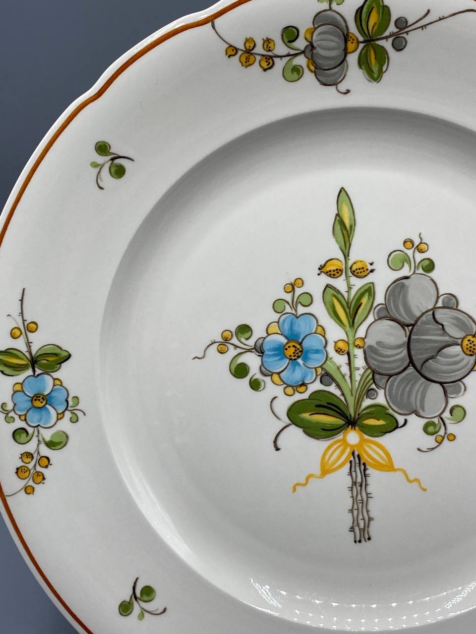 Plat de service Villeroy & Boch Louisiana décor floral