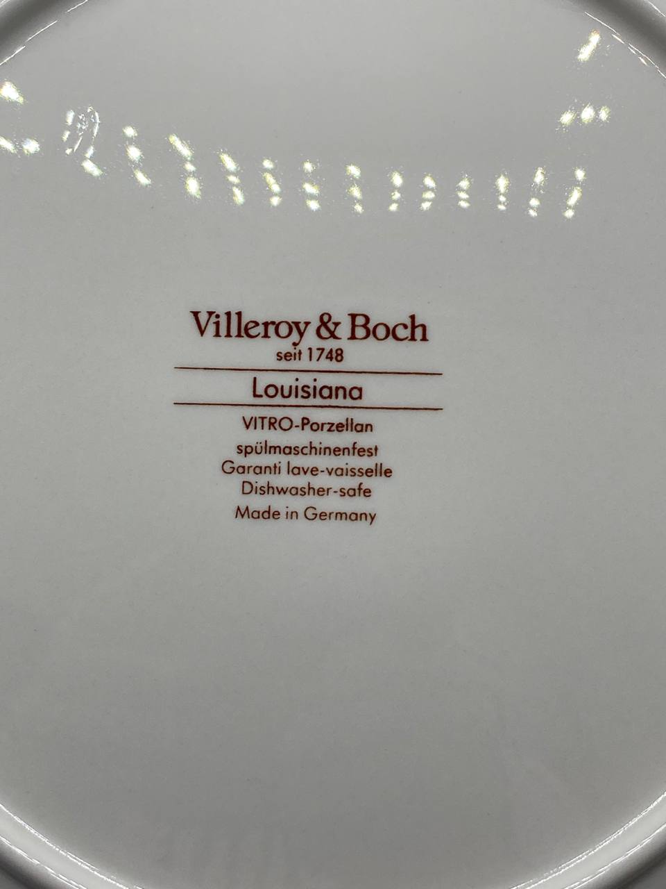 Plat de service Villeroy & Boch Louisiana décor floral