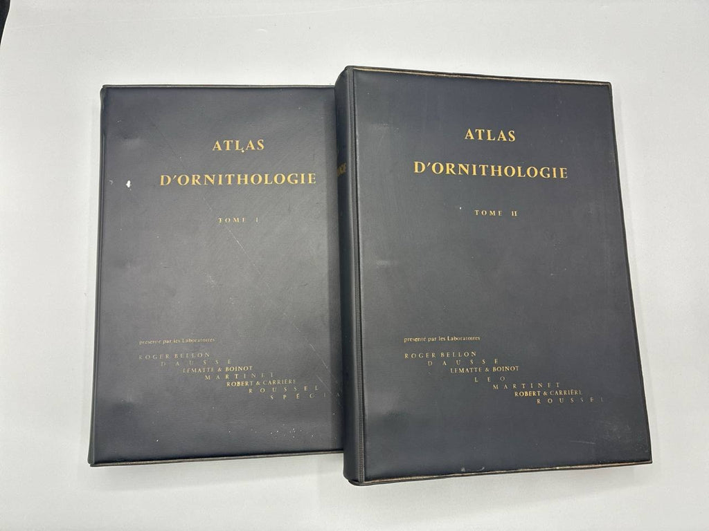 Atlas d'Ornithologie – Tomes I et II – Planches couleurs – Années 1960-1970