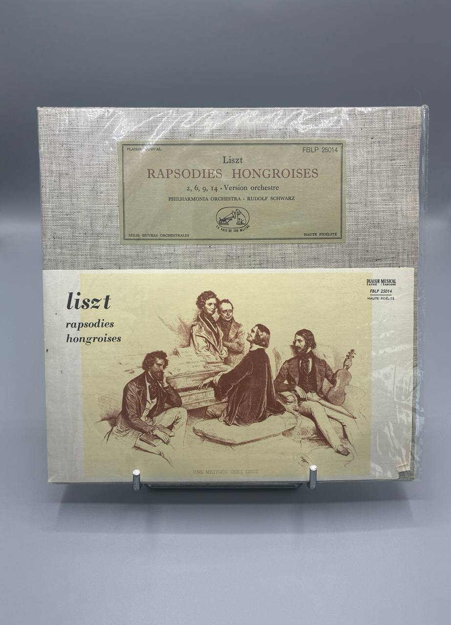 Vinyle Liszt – Rapsodies Hongroises – Pathé Marconi FBLP 25014