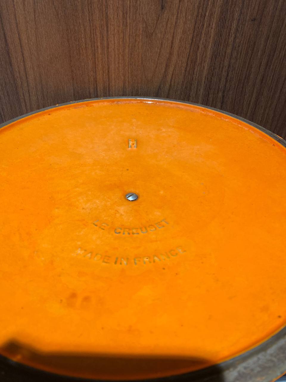 Grande cocotte Le Creuset fonte émaillée orange volcanique – Made in France
