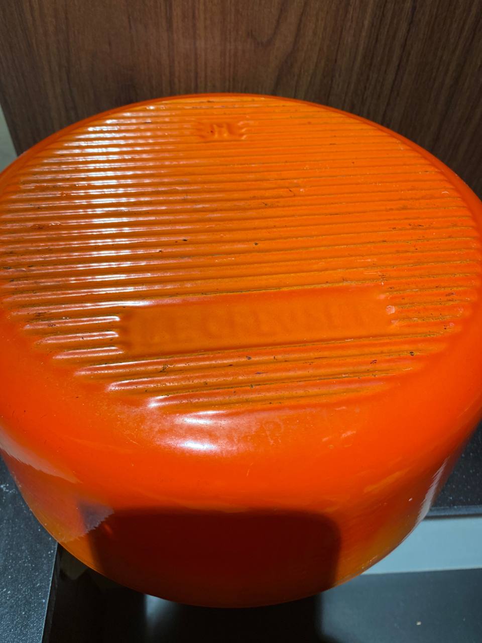 Grande cocotte Le Creuset fonte émaillée orange volcanique – Made in France
