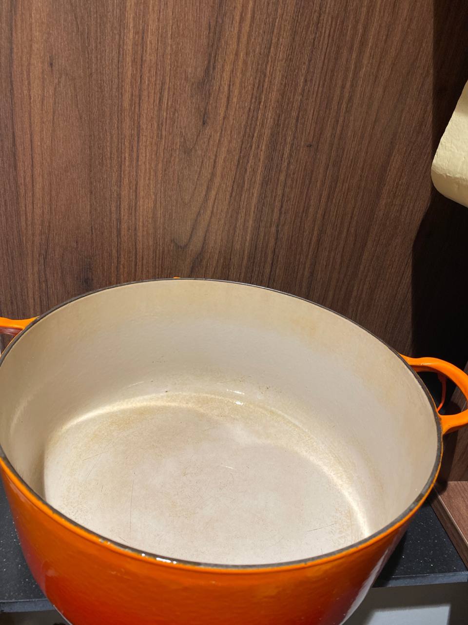Grande cocotte Le Creuset fonte émaillée orange volcanique – Made in France