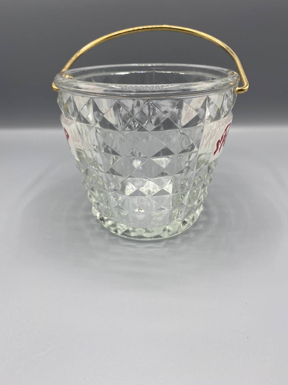Seau à glace publicitaire St Raphaël Quinquina – Verre taillé