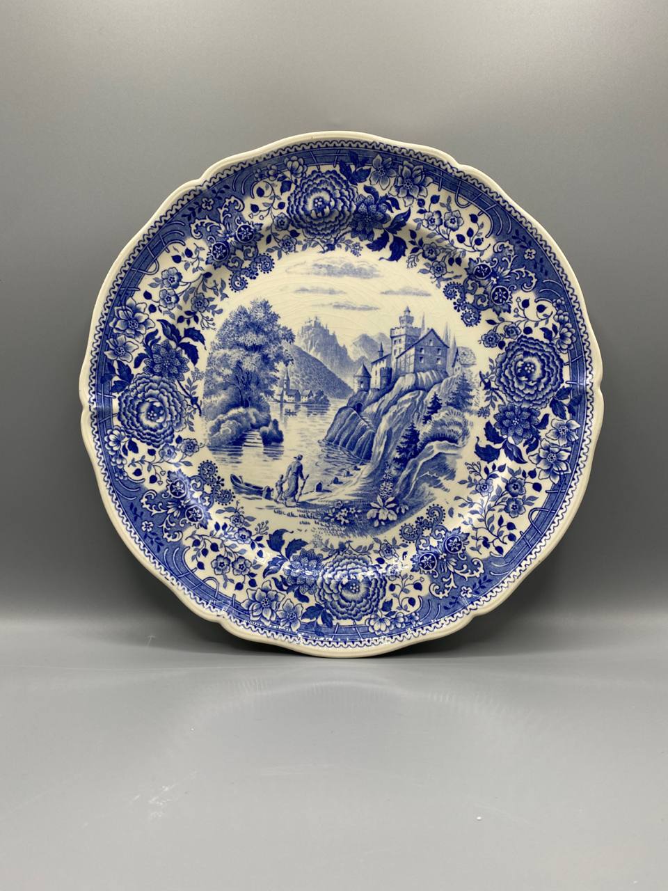 Assiette Villeroy & Boch – Burgenland – Décor romantique bleu cobalt