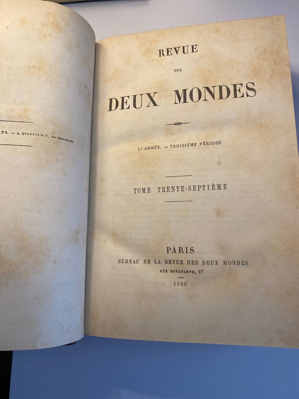 Revue des Deux Mondes – 1880 – Tome Trente-Septième