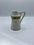 Crémier porcelaine française – Frise dorée Art Nouveau – Début XXe siècle
