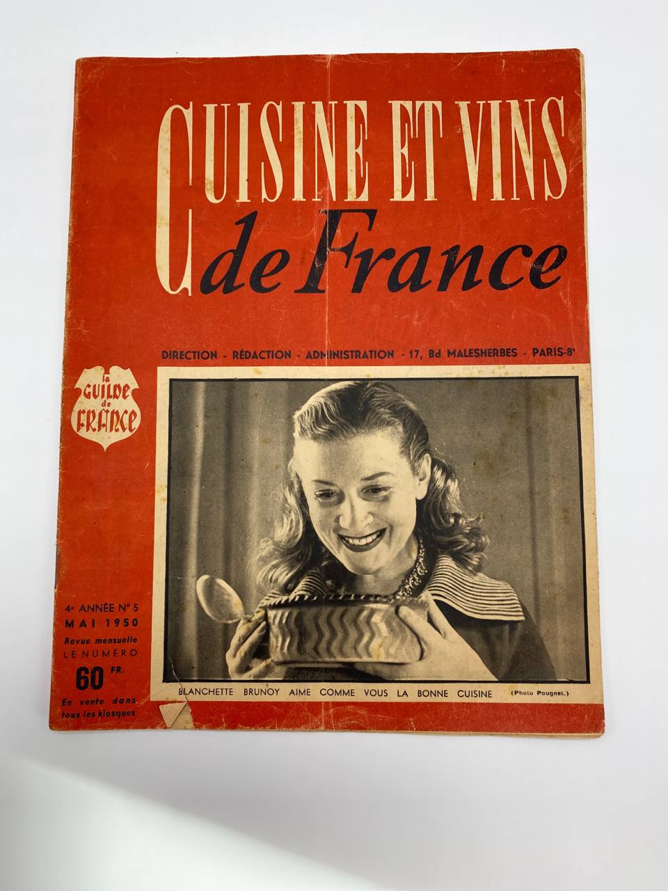 Cuisine et Vins de France – N°5 – Mai 1950