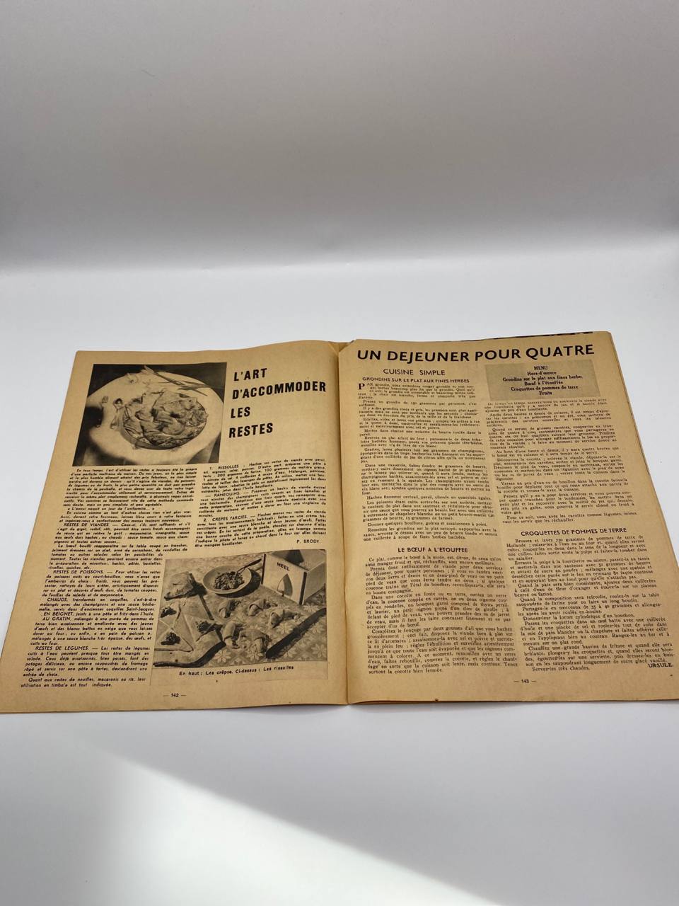 Cuisine et Vins de France – N°5 – Mai 1950