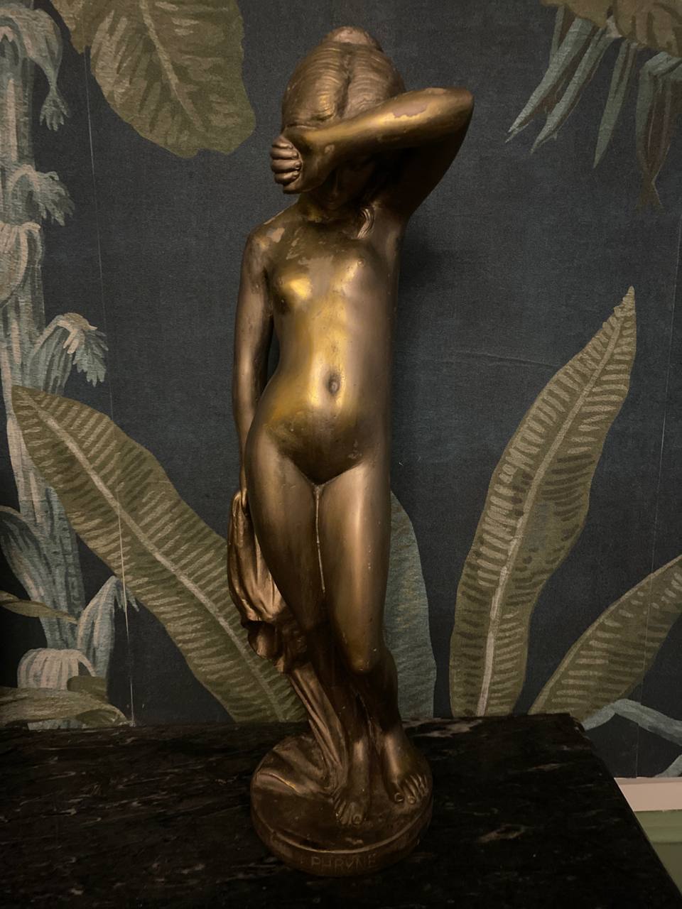 Bronze "Phryné" – Nu académique – École française fin XIXe siècle – 60 cm