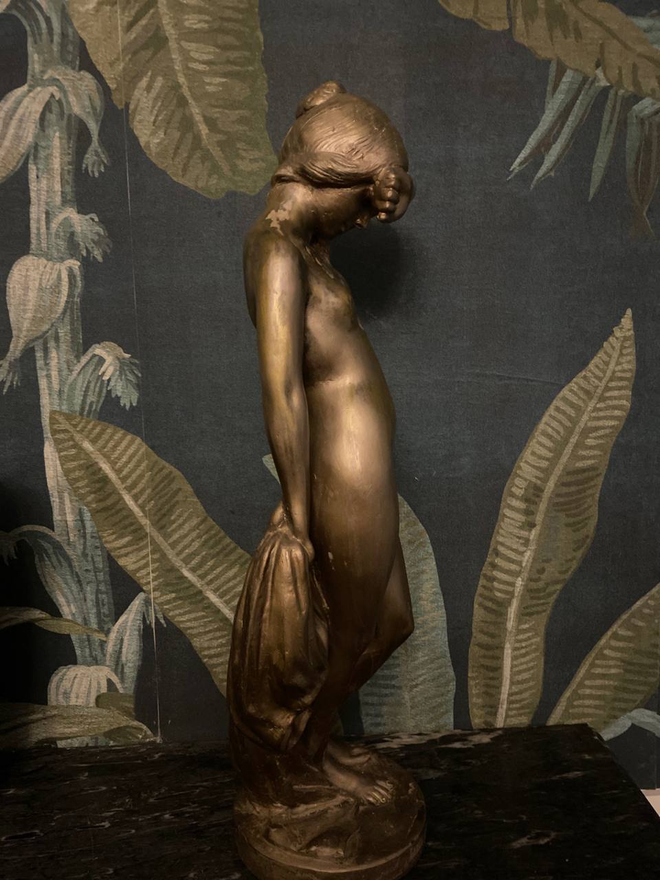 Bronze "Phryné" – Nu académique – École française fin XIXe siècle – 60 cm