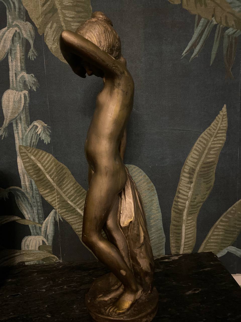 Bronze "Phryné" – Nu académique – École française fin XIXe siècle – 60 cm