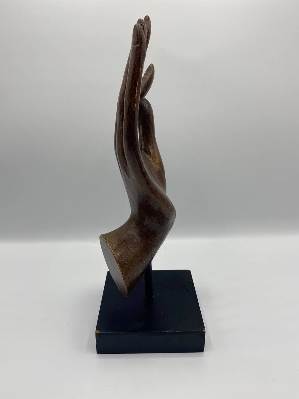 Buste féminin sculpté en bois – Coiffure tressée – Art africain
