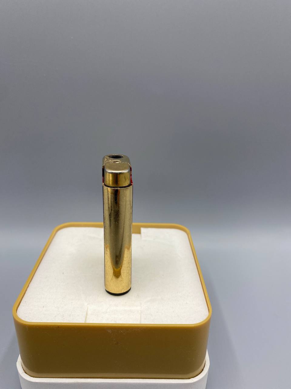Briquet Colibri Super 10 Quarzo – Laque bordeaux et doré – Allumage piézo – Vintage