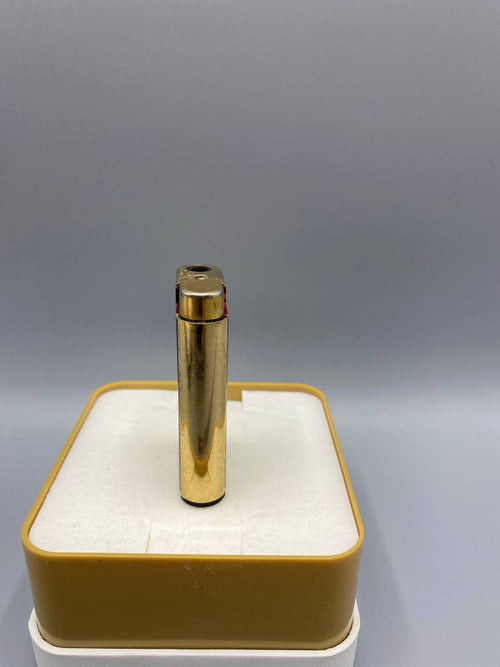 Briquet Colibri Super 10 Quarzo – Laque bordeaux et doré – Allumage piézo – Vintage