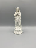 Vierge en prière biscuit de porcelaine – Notre-Dame de Lourdes – France circa 1860-1890