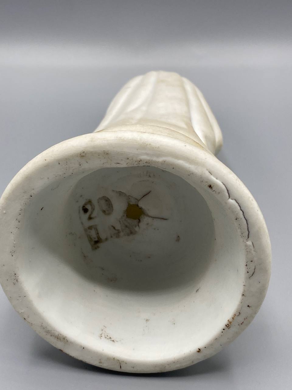 Vierge de Lourdes biscuit de porcelaine – Marque manufacture – France circa 1860-1890