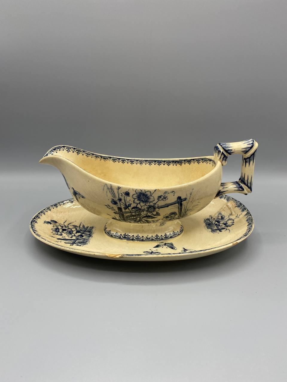 Saucière ancienne Sarreguemines Digoin – service de table, mémoire domestique