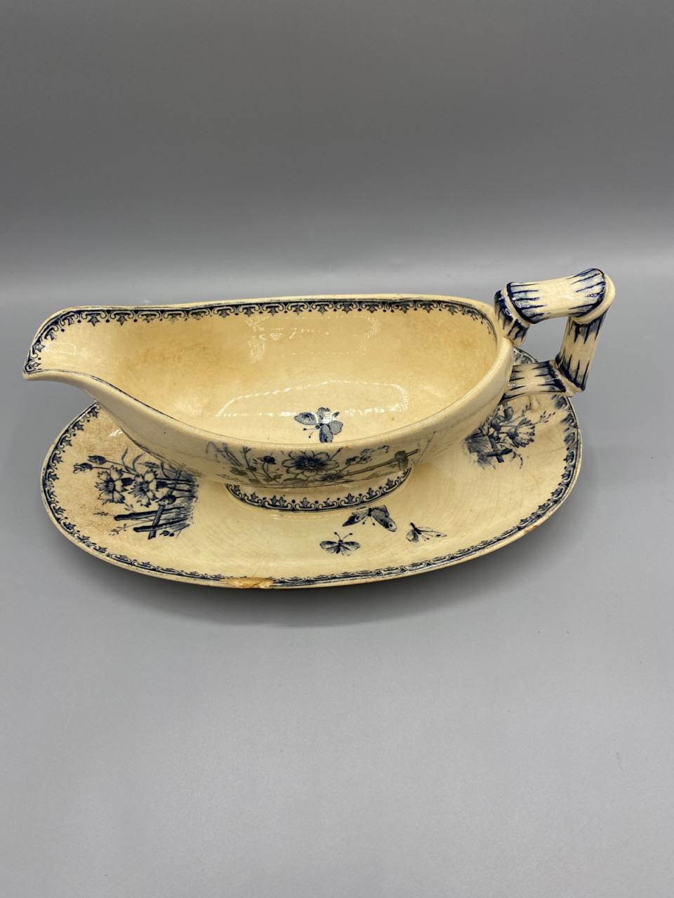 Saucière ancienne Sarreguemines Digoin – service de table, mémoire domestique