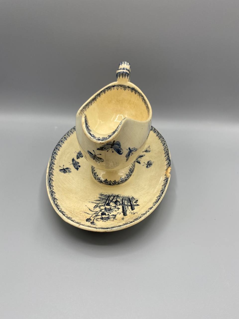 Saucière ancienne Sarreguemines Digoin – service de table, mémoire domestique