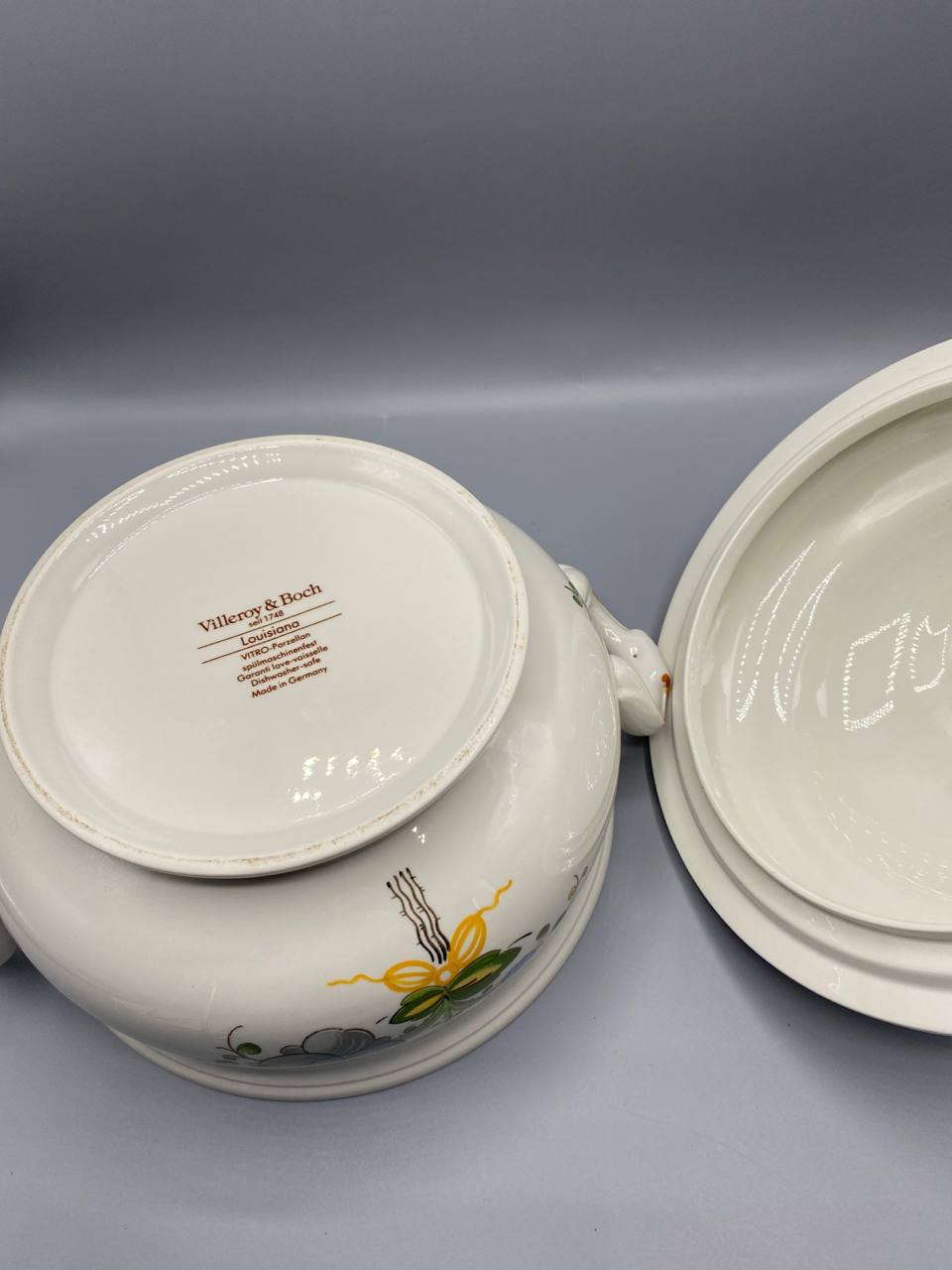 Soupière Villeroy & Boch – Modèle Louisiana – Décor floral – Made in Germany