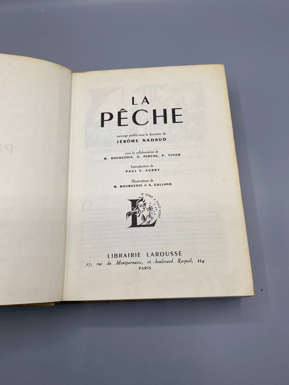 La Pêche – Jérôme Nadaud – Librairie Larousse