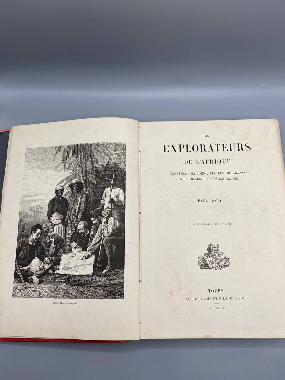 Les Explorateurs de l'Afrique – Paul Bory – Alfred Mame et Fils 1890