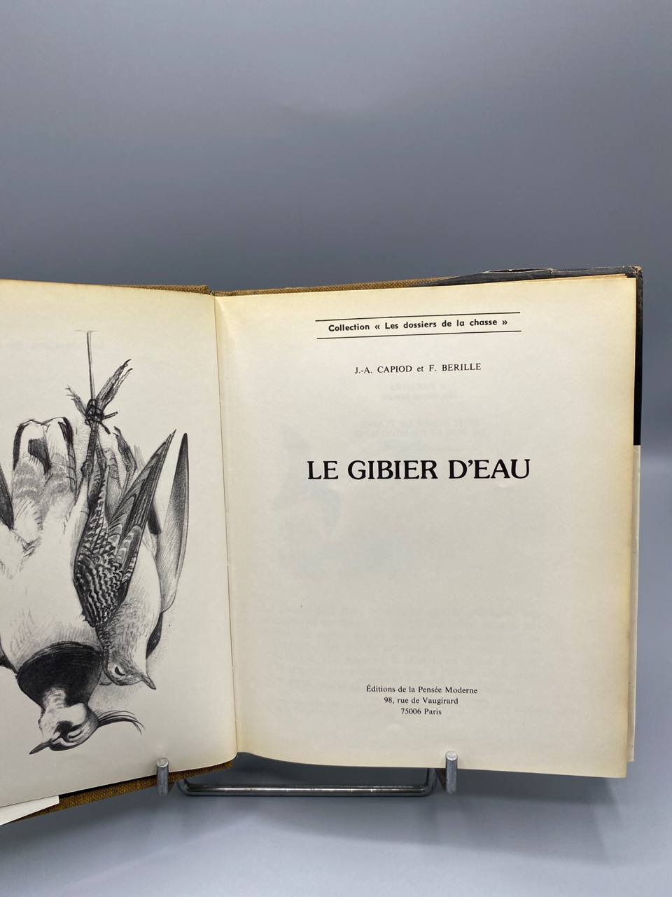 Le Gibier d'eau – Capiod et Bérille – Les Dossiers de la Chasse – 1976