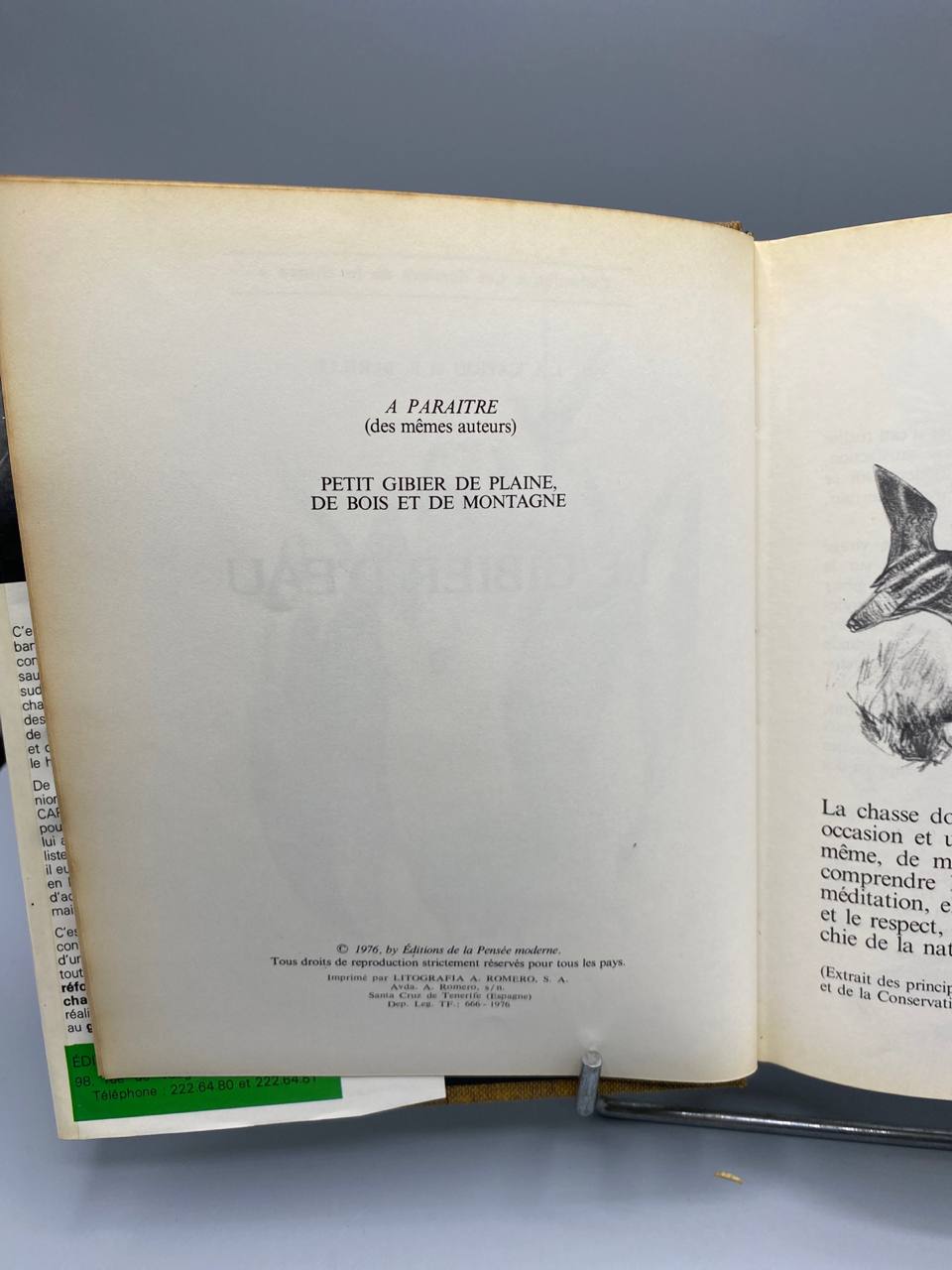 Le Gibier d'eau – Capiod et Bérille – Les Dossiers de la Chasse – 1976