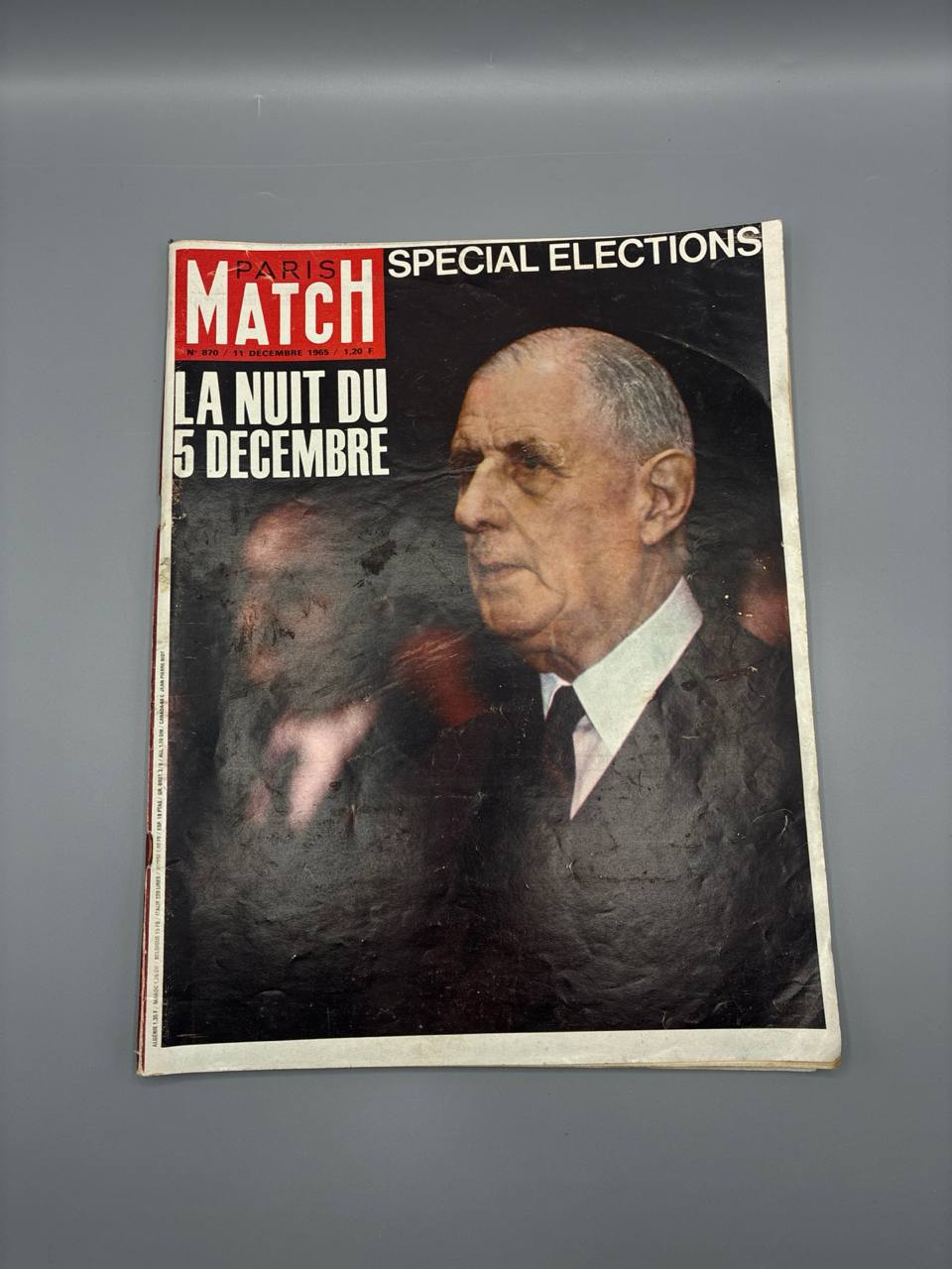Paris Match n°869 – La nuit du 5 décembre – Spécial élections 1965