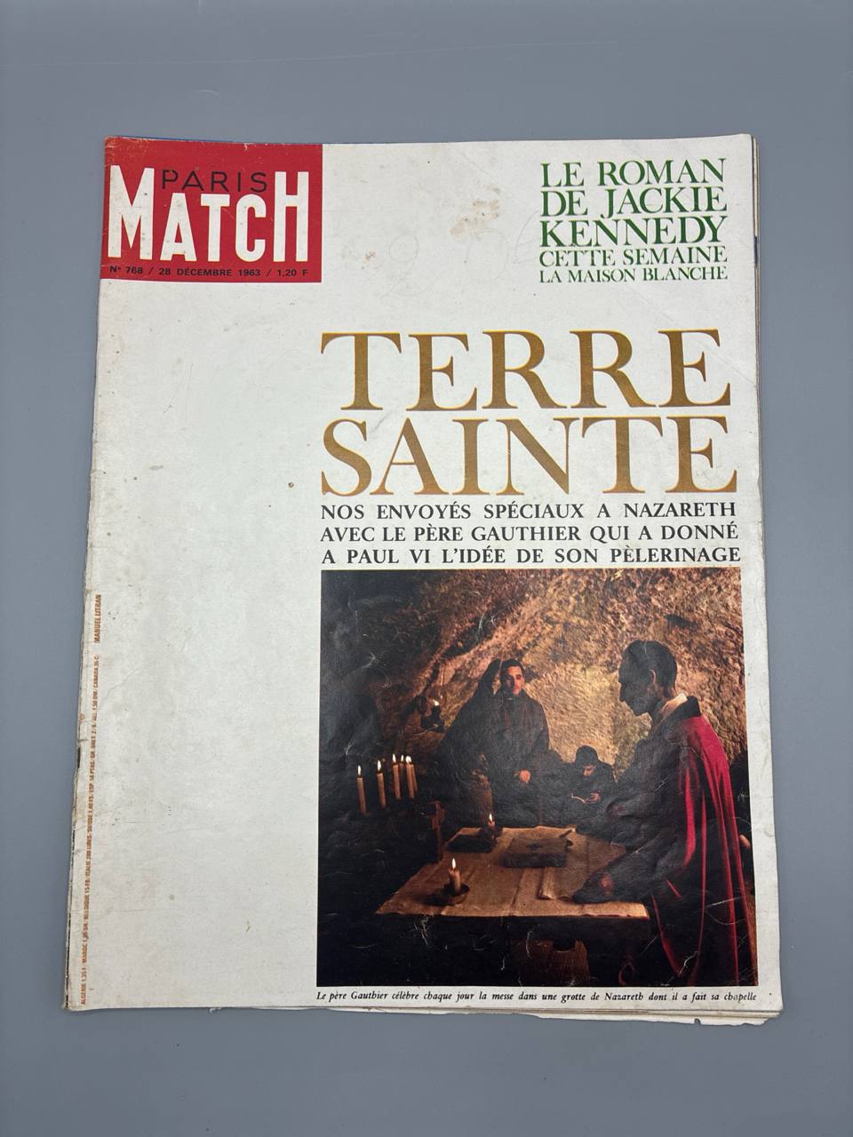 Paris Match n°765 – Terre Sainte – Décembre 1963