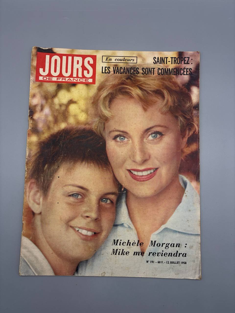 Jours de France n°191 – Michèle Morgan – Juillet 1958
