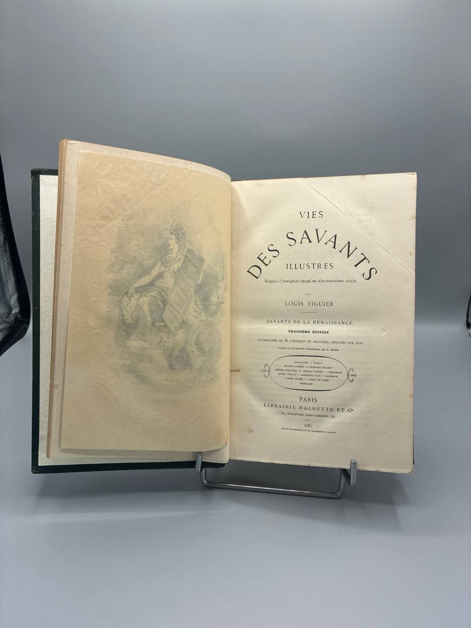 Vies des Savants Illustres – Louis Figuier – 2 volumes – Hachette 1881