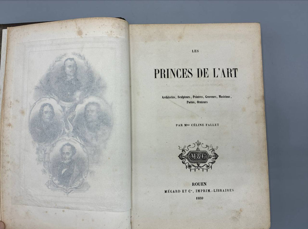 Les Princes de l'Art – Céline Fallet – Bibliothèque Morale de la Jeunesse – Mégard 1859