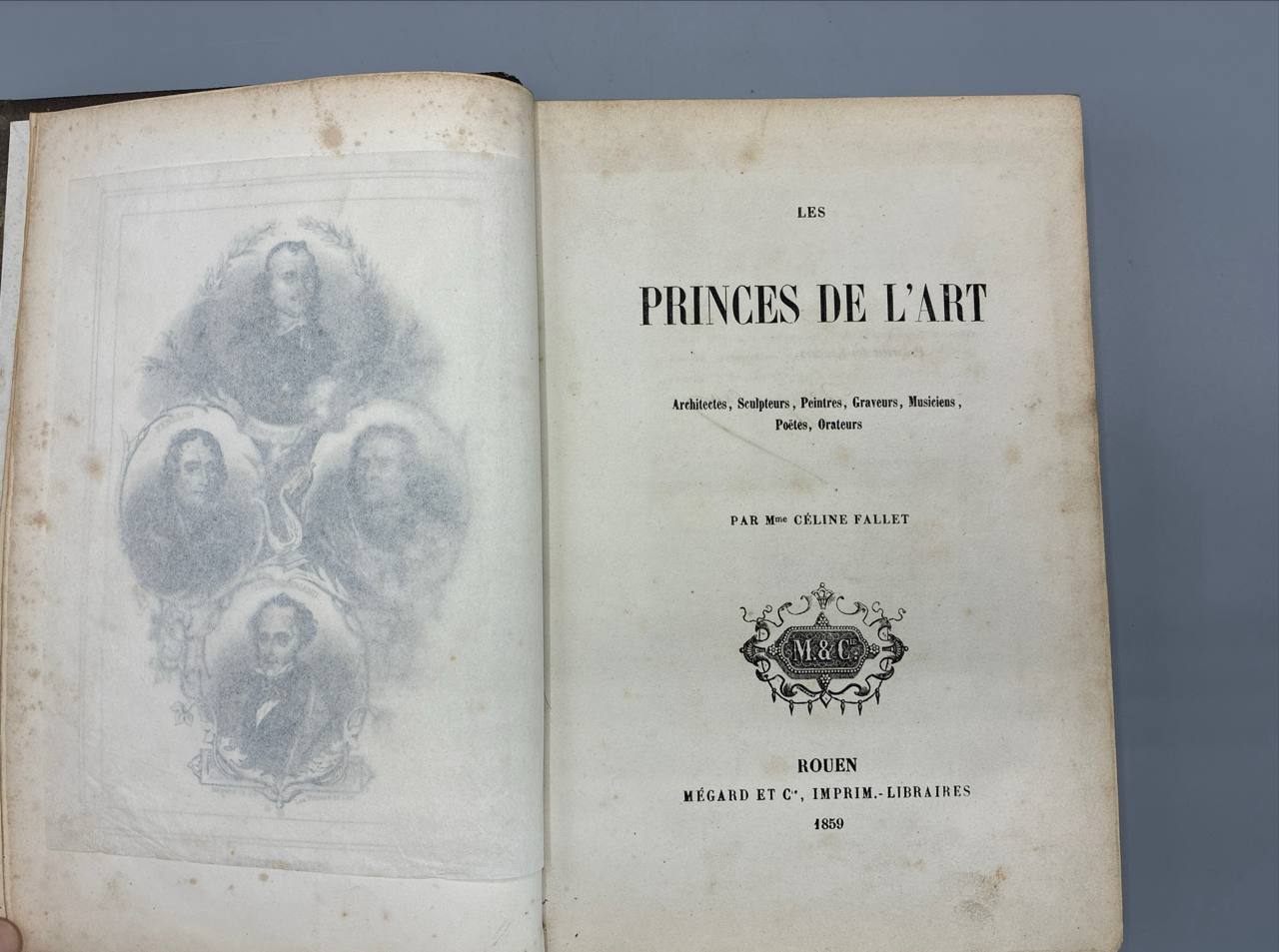 Les Princes de l'Art – Céline Fallet – Bibliothèque Morale de la Jeunesse – Mégard 1859