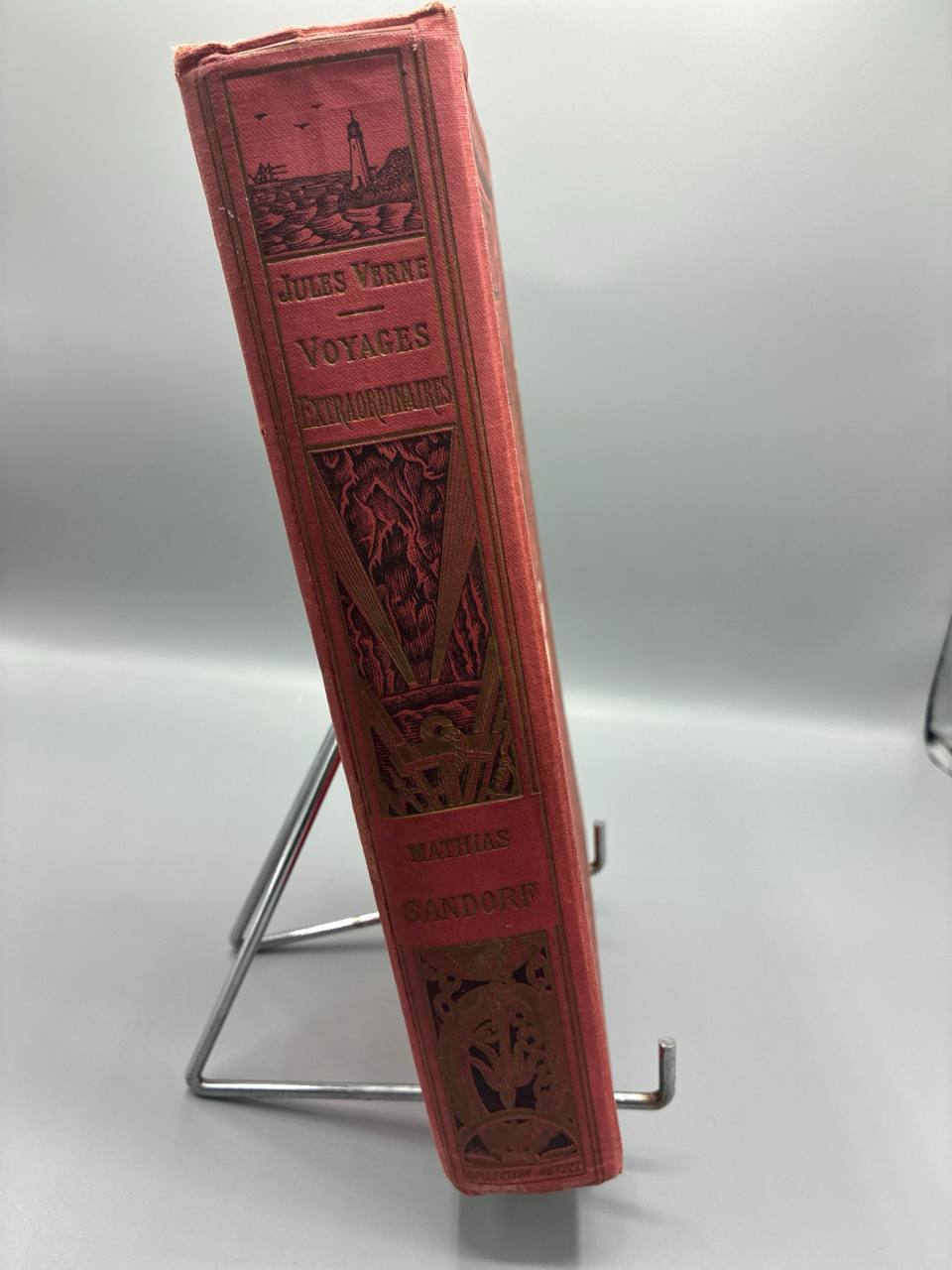 Mathias Sandorf – Jules Verne – Voyages Extraordinaires – Cartonnage Hetzel – 1926