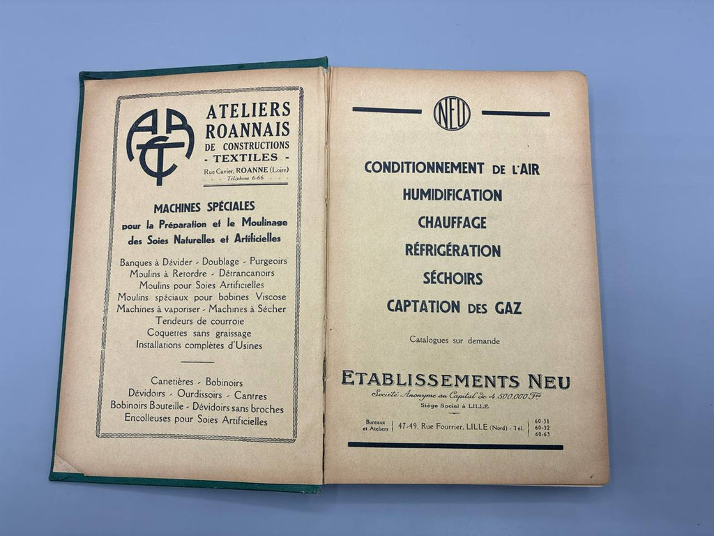 Le Tissage de la Soie Artificielle – Paul Luc – 2 volumes complets – Édition Textile Moderne