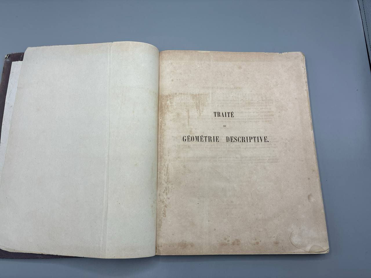 Traité de Géométrie Descriptive – Jules de La Gournerie – Gauthier-Villars, 1873