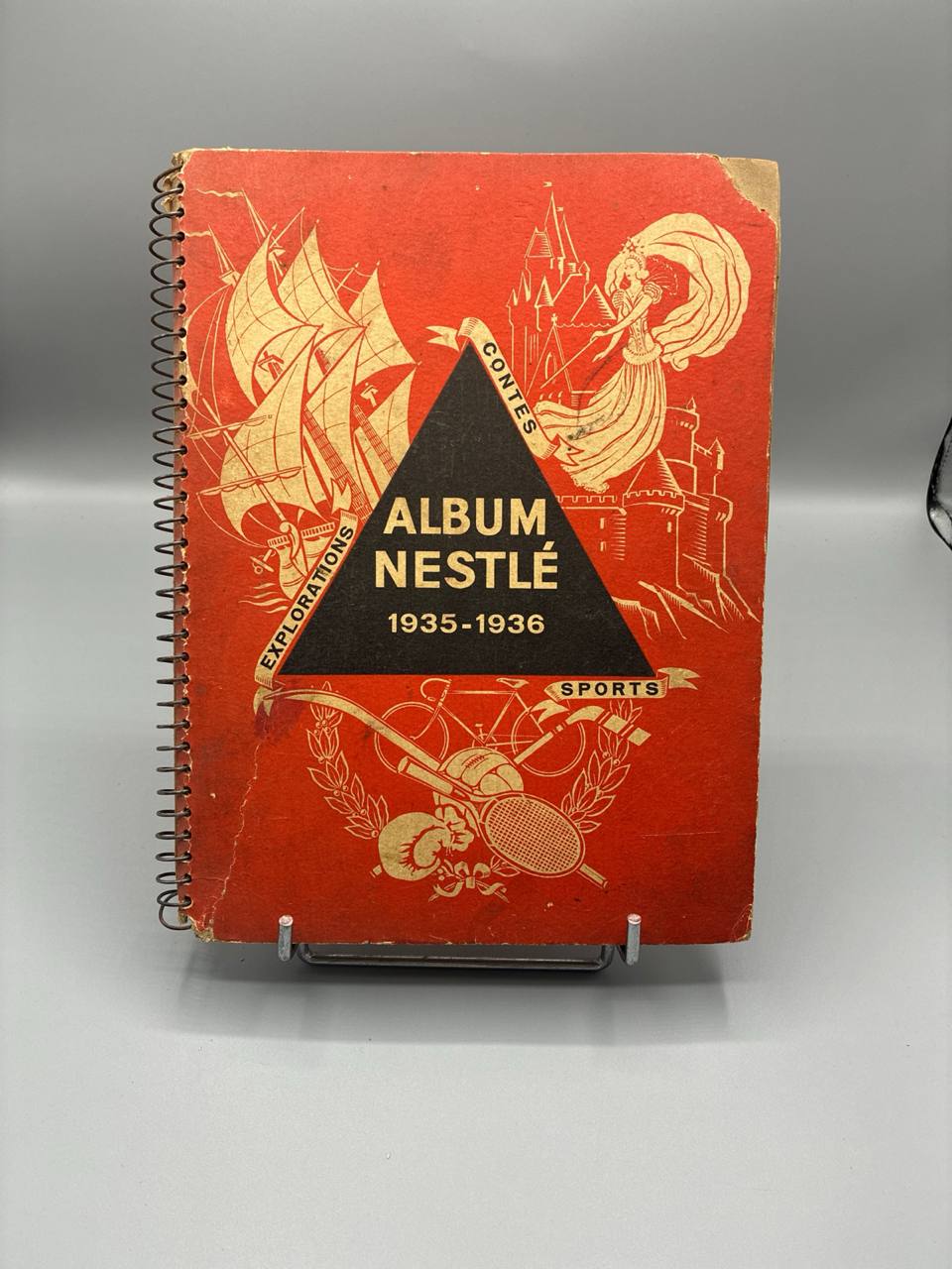 Album Nestlé 1935-1936 – Sports, Contes, Explorations – vignettes anciennes