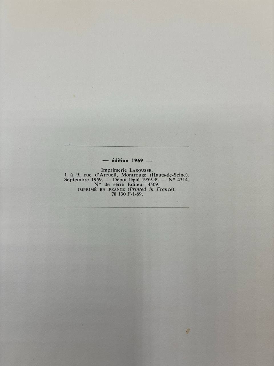 Le Chien – Fernand Méry – Larousse 1969