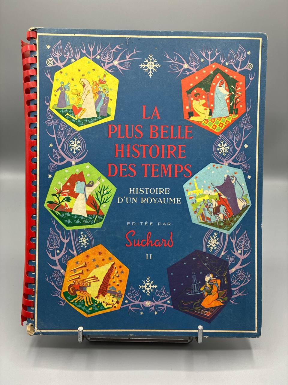 Ensemble Suchard complet – La Plus Belle Histoire des Temps I & II – albums illustrés années 50
