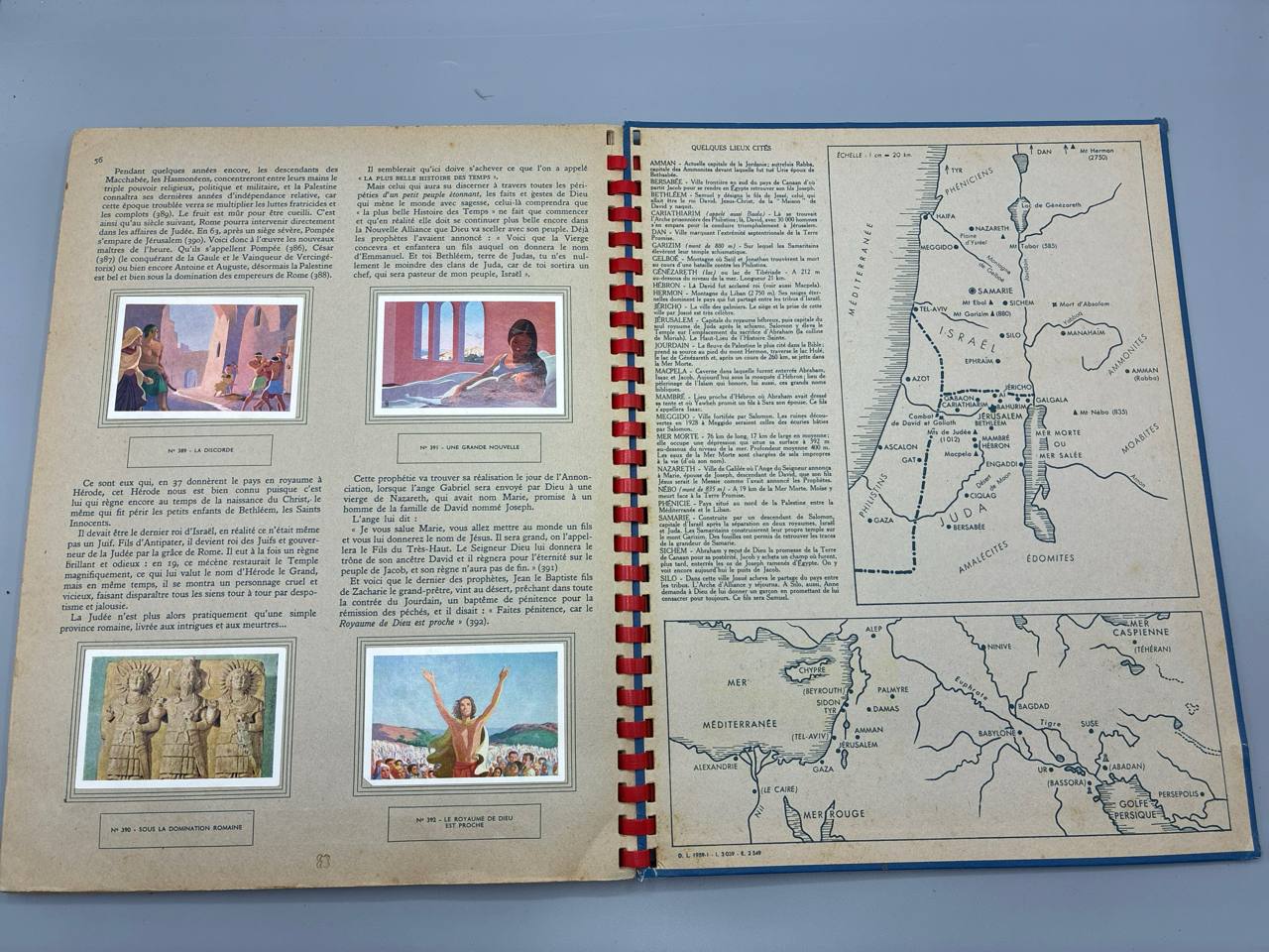 Ensemble Suchard complet – La Plus Belle Histoire des Temps I & II – albums illustrés années 50