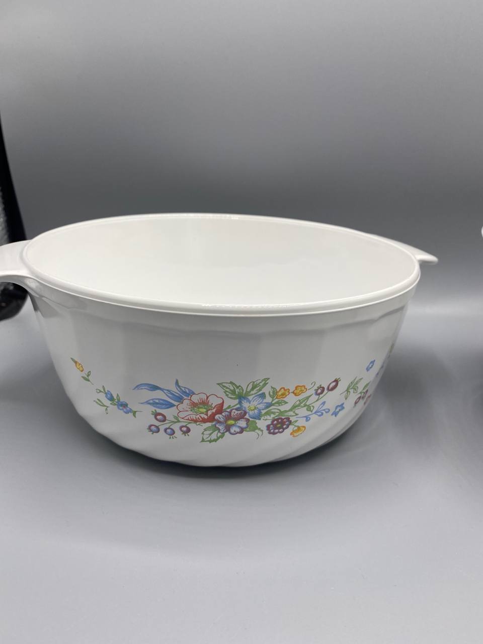 Arcopal France – Lot de 2 cocottes vintage "Fleurs des champs" avec couvercle