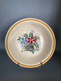 Plat creux rond "Versailles" en exclusivité Galeries Lafayette, céramique, décor corbeille fleurie
