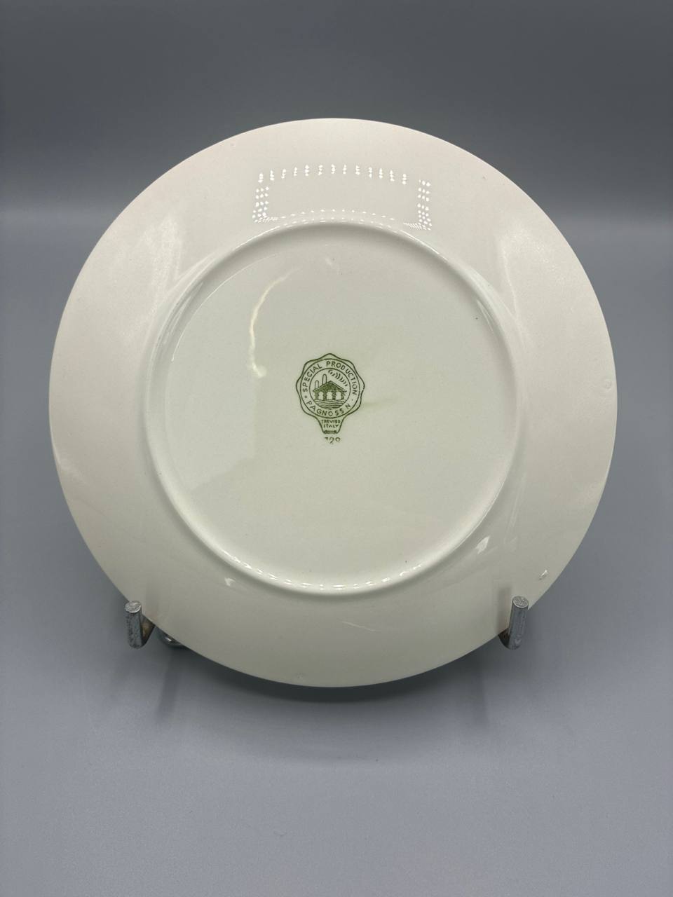 Assiettes gastronomie française – Série complète 6 pièces – Porcelaine italienne années 60-70