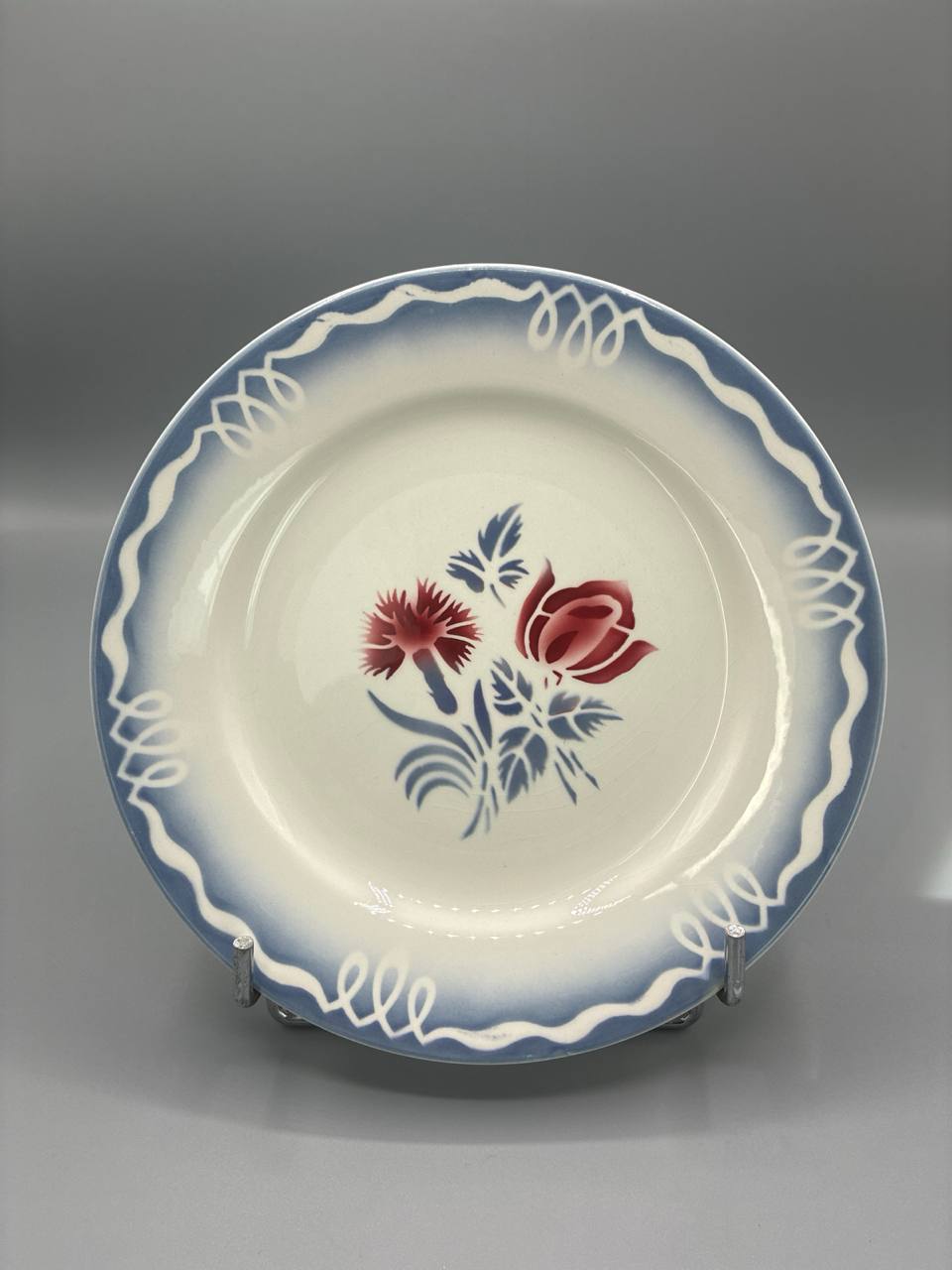Assiettes Digoin Sarreguemines modèle Juliette – ensemble de 6 pièces