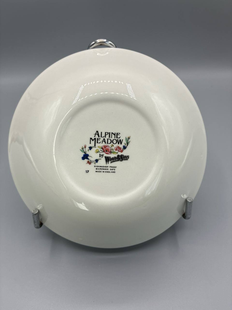 Ravier en porcelaine – Woods & Sons – décor Alpine Meadow