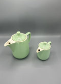 Cafetière et pot à lait – Melitta Allemagne – céramique vert céladon – années 1950-1960