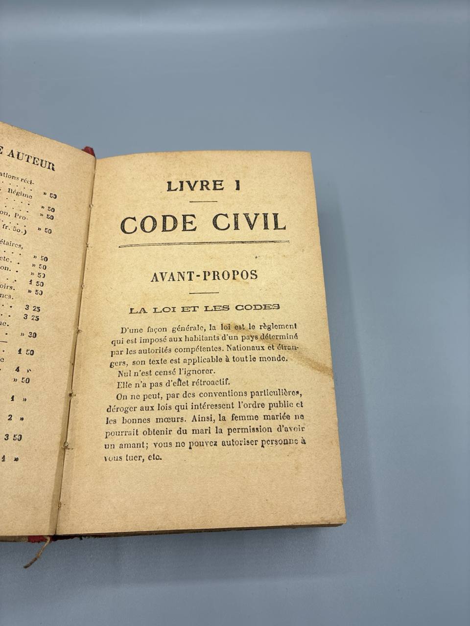 La Loi Chez Soi et le Conseiller en Affaires – Paul Roué – Albin Michel – Code civil